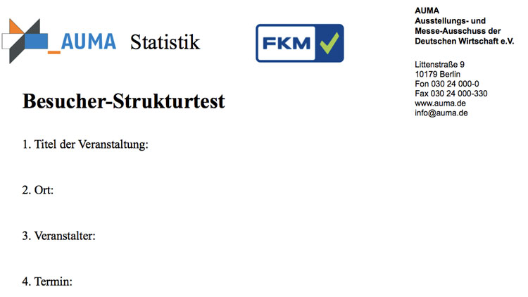 FKM-Besucher-Strukturtest FKM-Besucher-Strukturtest