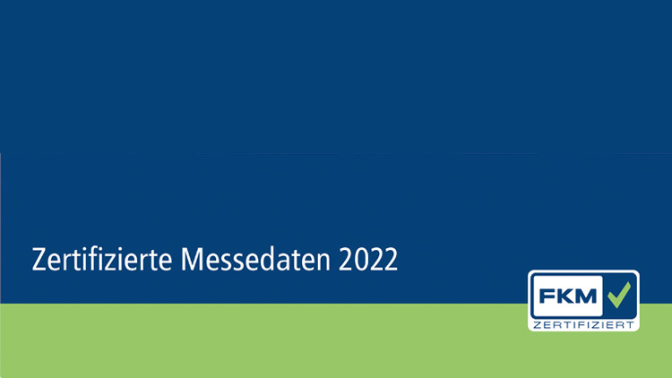 FKM-Bericht 2022: Messedaten in Deutschland mit FKM-Zertifikat